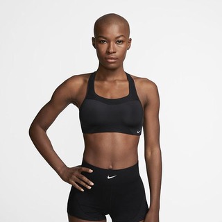 Maieu Nike Alpha High-Support Dama Negrii Albi | RCVM-78092